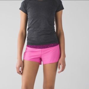 Lululemon speed short size 8 • pink paradise•